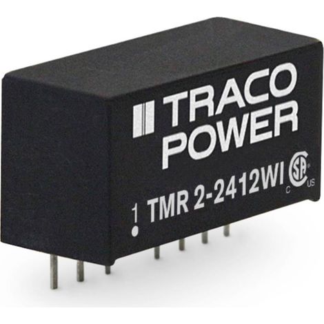TracoPower TMR 2-2411WI Convertitore DC/DC da circuito stampato 24 V/DC 5 V/DC 400 mA 2 W Num. uscite: 1 x Contenuto 1 (1/4)