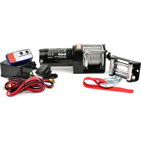 ARGANO VERRICELLO ELETTRICO PARANCO 12V 1361Kg TELECOMANDO GEKO G81703 (1/4)