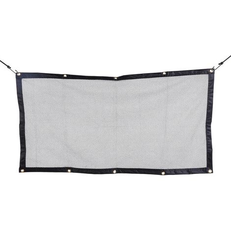 Filet de coffre de voiture double couche, filet portable pour chien et chat, filet de séparation universel pour voiture, 120 x 90 cm, Lefou (1/5)