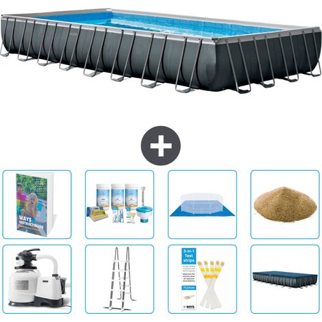 Ultra XTR Pool Rechteckig - 975x488x132 cm - 9-teilig S569