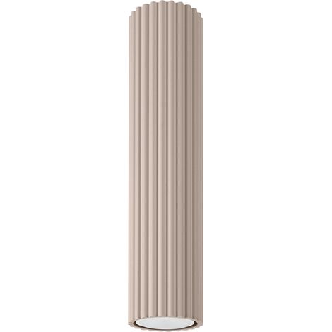 Plafoniera in carbonio 1 GU10 tortora ALU sollux SL.1778 (1/5)