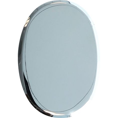 Rosace ovale SALOME chromé brillant borgne - HERACLES - D-807ROB-CB