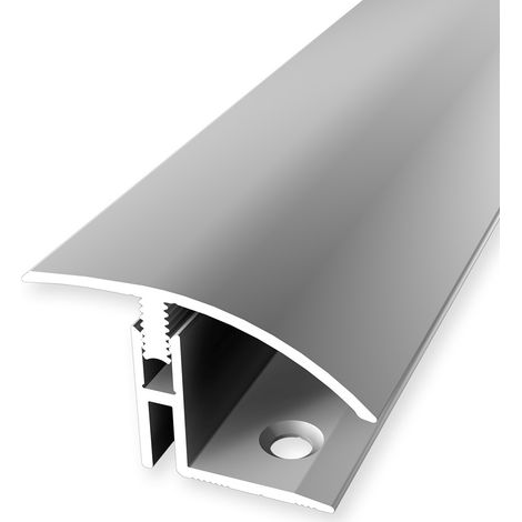 PROVISTON Übergangsprofil Parkettausgleich Breite: 39 mm Höhenausgleich: 17 - 22 mm Länge: 1000 mm Aluminiumprofil Silber 1 Stück (1/5)