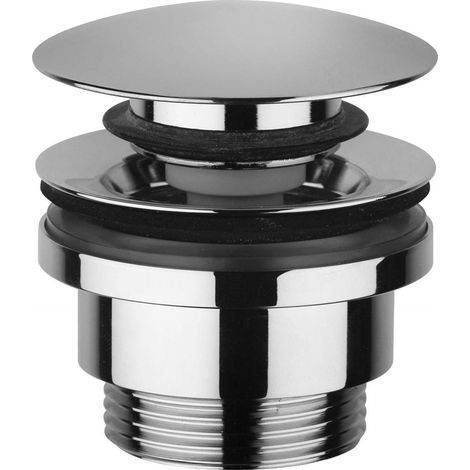 Bouchon de vidange clic-clac universel couleur chrome Paffoni ZSCA050CR Chromé (1/2)