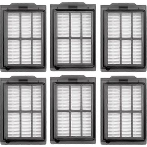 Lot de 6 filtres de rechange pour aspirateur IROBOT ROOMBA Plus 405 Combo/505 Combo (1/5)