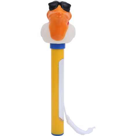 Thermomètre Flottant pour Piscine en Forme de Tortue - Jauge de Température avec Cordon pour Spa et Bain