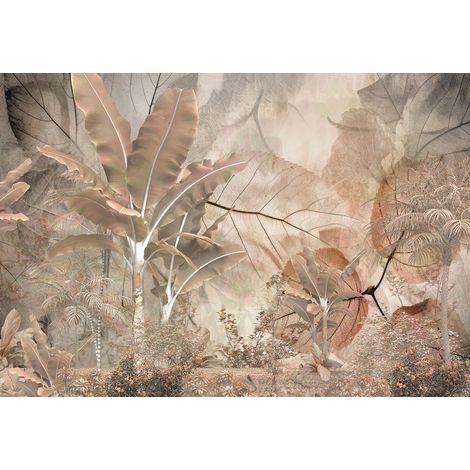 Papier peint panoramique - Plantes Tropicales - 130 cm x 90 cm (1/2)
