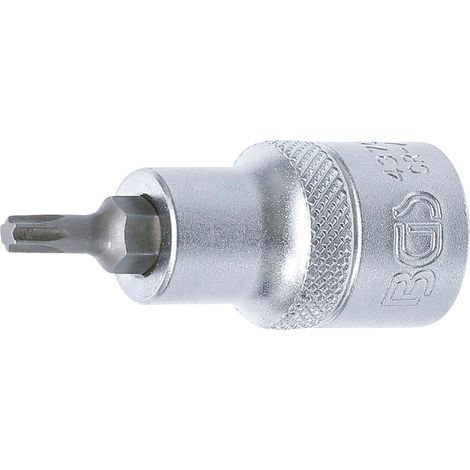 Dado BGS Torx T25 Acero Cromo Vanadio Plateado 53 mm