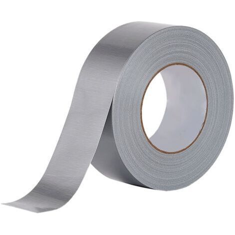 Silver Cloth Tape, Heavy Duty, Waterproof, No Residue, Single Sided Adhesive for Drain System, Length 10m, Width 60mm/2.4in (1/5)