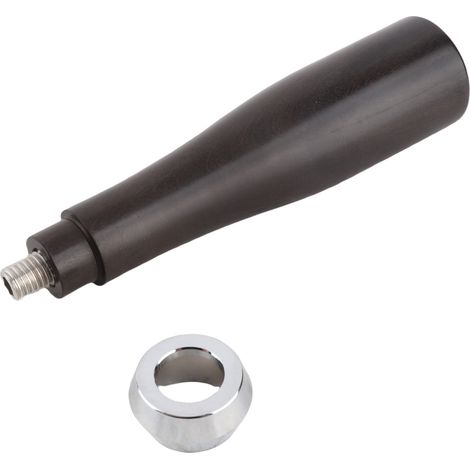 Kaffeefilterhalter mit ergonomischem Griff, gratfrei, aus robustem und verschleißfestem schwarzem Rosenholz. Ersatzfilter für Kaffeemaschinen. (1/5)