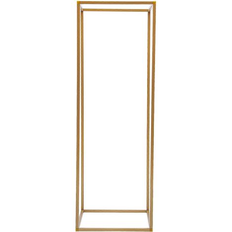 Lot de 10 supports à fleurs géométriques en métal de 80 cm pour vases idéaux pour la décoration de centres de table de mariage. (1/2)