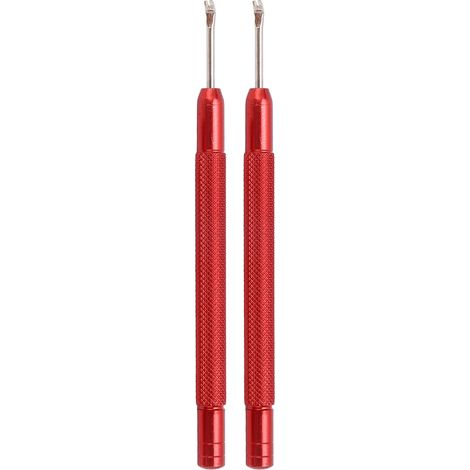 2 pièces extracteur d'aiguilles de montre en alliage d'aluminium, outil de démontage de tige de montre pour réparation et réglage de montres-bracelets (1/5)