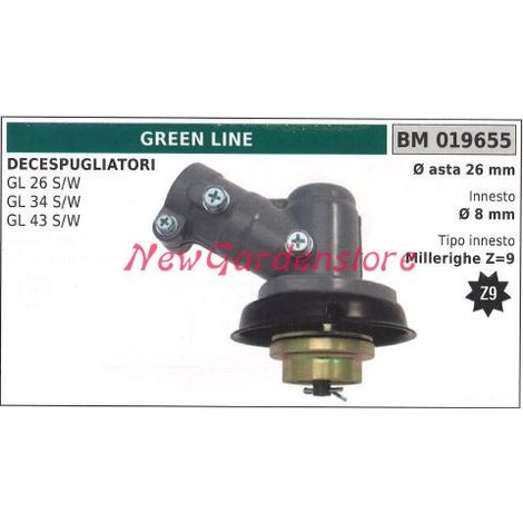 Par de engranajes cónicos GREENLINE para desbrozadora GL 26S/W 34S/W 43S/W 019655