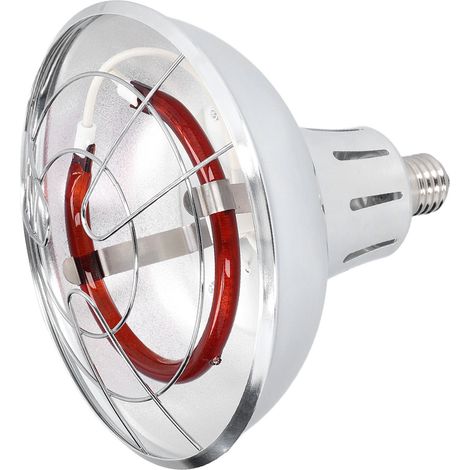 Lampe chauffante infrarouge halogène E27 220V pour élevage porc et volaille, réglable (1/5)