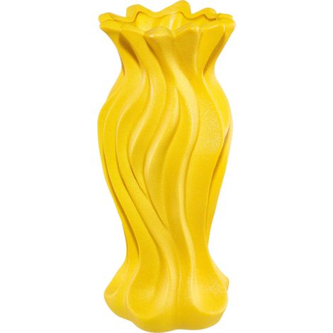Vase Fleuriste Blanc Ceramique Decor Maison Minimaliste Rustique Urbain 18.5cm Hauteur Gris Clair Doré Boîte Originale (1/4)
