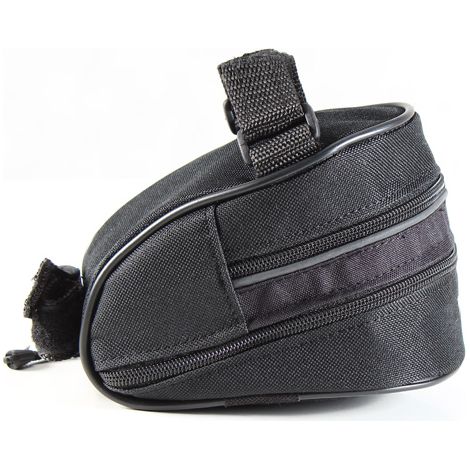 Borsa da sella nera e grigia (1/2)