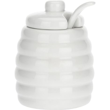 La Porcellana Bianca - Menage zuccheriera con Cucchiaio, Confezione Regalo, Bianco (1/3)