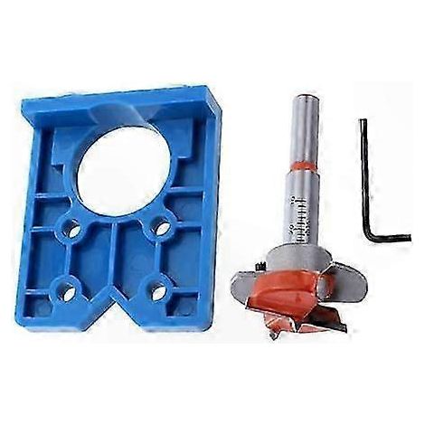 Holzbohrschablonen-Set mit klappbarer Bohrschablone, Senker, Vergrößerungsaufsatz aus Aluminiumlegierung und Klemmen für präzises Bohren (1/5)