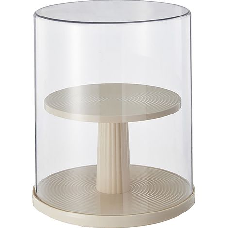 Vitrine à 2 niveaux pour figurines d'action, boîte de rangement rotative anti-poussière et à effet surprise pour figurines de collection (1/5)