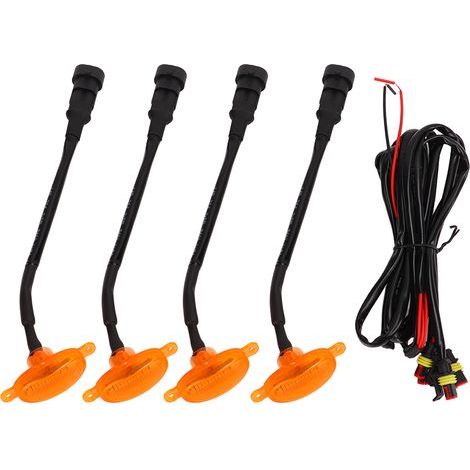 Feu de Calandre Avant, Kit D'éclairage de Calandre LED de Voiture Feux de Position LED 3000k Jaune IP67 étanche pour Remorque de Camion de Camion de Voiture. (1/5)