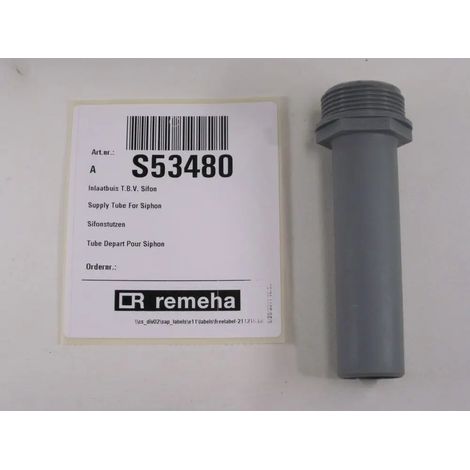 Remeha Racor de sifón W10-28 y Quinta 10-30K, S53480