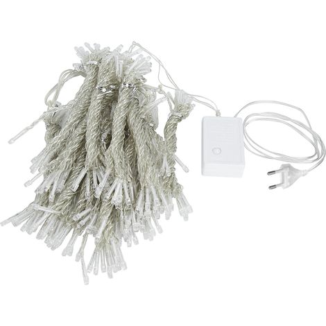 Guirlande lumineuse LED cascade 3 x 3 m pour décoration intérieure et extérieure (chambre, etc.), lumière jaune et blanche, prise européenne 220 V (1/5)