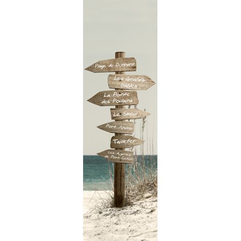 Tableau sur toile panneaux Morbihan 30x97 cm - Impression sur Toile Murale Décorative - Image imprimée en HD sur Toile - Toile sur Châssis en Bois FSC - Fabriqué en France