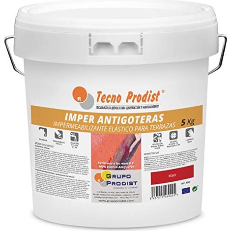 Tecno Prodist Imper Antigoteras - Impermeabilizante Elástico para Terrazas