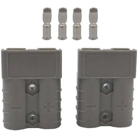 Connecteur Anderson pour Charger et alimenter Paire Mâle et Femelle AMH 50A 600V (1/4)