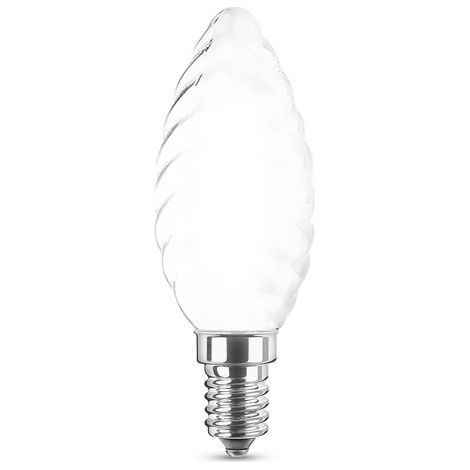TORTIGLIONE LED OPALE A FILAMENTO E14 - 4W - 4000K