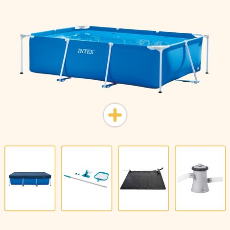 Intex Piscine Tubulaire Rectangulaire - 260x160x65 cm - 5-pièces S67 (1/5)