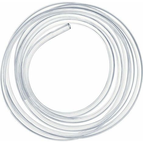 Tuyau de pression transparent pour compteur, tuyau flexible en PVC de 10 x 12 mm (1/5)