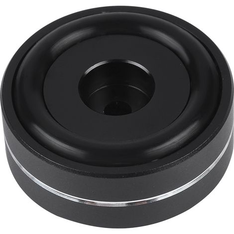 Robuste 40x15 mm Verstärkerfüße aus Aluminiumlegierung, schwarze Antivibrationsdämpfer für Audiogeräte