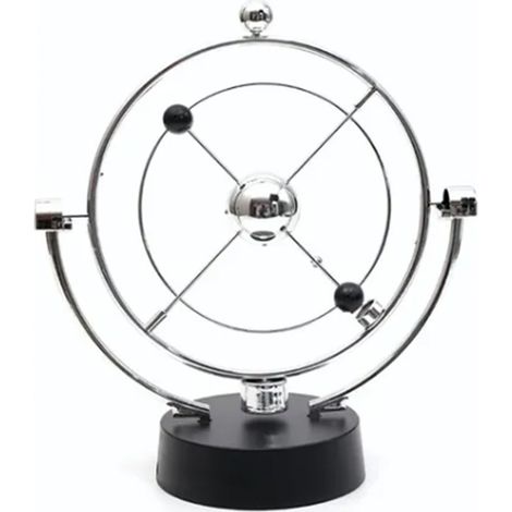Balancier magnétique à mouvement perpétuel Planet Orbit, décoration de bureau classique, boule oscillante stable pour bureau. (1/5)