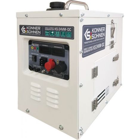 Könner & Söhnen KS 24VM-DC Générateur de courant continu 1,6 kW, 24-27,5 V 60 A, avec fonctionnement automatique et manuel, commande externe par contacts secs, générateur de secours, compact et fiable (1/5)