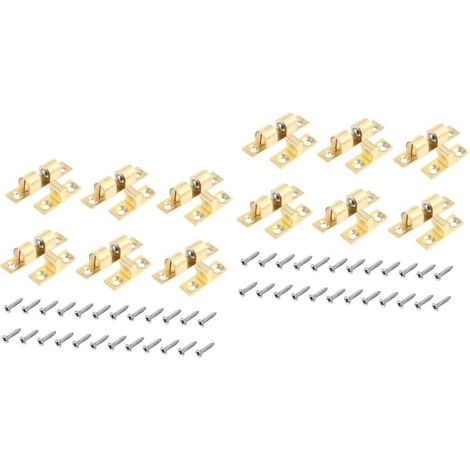 HOMSFOU Kit de 12 verrous de tension pour portes de placard avec vis p (1/5)