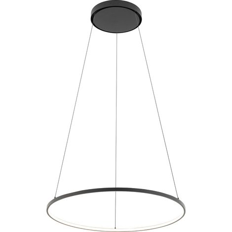 Suspension LED noir Circolo M Ø60 3000K Nowodvorski (1/5)