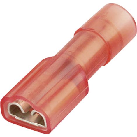Cosse clip 4.8 mm x 0.5 mm Vogt Verbindungstechnik 396405 180 ° entièrement isolé rouge 1 pc(s) (1/2)