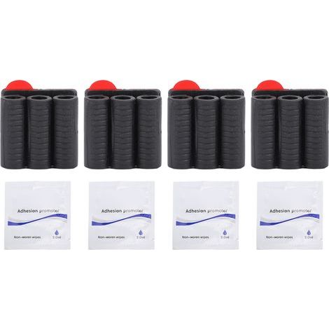 Lot de 4 porte-embouts 1/4 pouce avec fixation en caoutchouc adhésif pour perceuse/tournevis électrique 1/4 pouce (1/5)