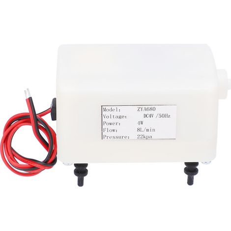 Beyamis Mini pompe à air ZYA680 ultra silencieuse 4 W 6-8 L/min 15-25 kPa, gonfleur électrique AC/DC 4 V (1/5)