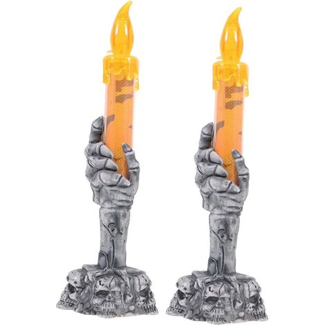 Décorations lumineuses LED pour Halloween : crânes, citrouilles, lanternes et cuillères. (1/5)