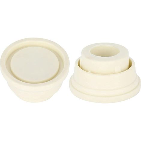 Pare-Chocs en Caoutchouc pour échelle de Piscine, Ensemble de Deux Pare-Chocs d'échelle Blancs pour échelles de Piscine… (1/4)
