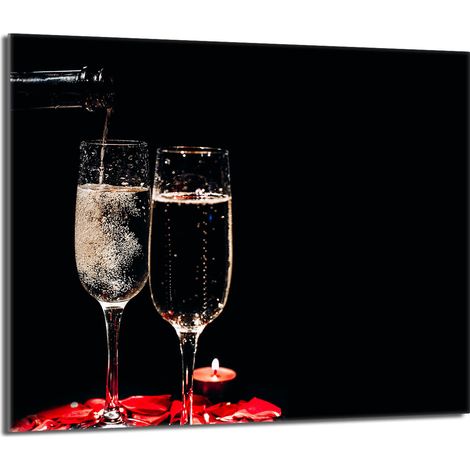 protège-plaque de cuisson en verre 60x52 Vin (1/5)