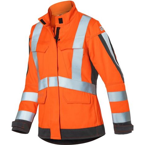 Kübler Damenjacke PROTECTIQ HIGH VIS arc1 PSA 3 1493 warnorange/anthrazit Gr. 40