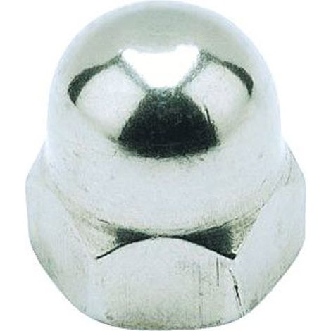 M8 Hexagon Dome Nut - A4 Stainless Steel DIN1587