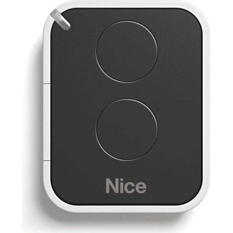 Télécommande 2 canaux pour portails et volets – Compatible NICE OXI, OX2, FLOX2R – Fréquence 433,92 MHz – Portée 200 m
