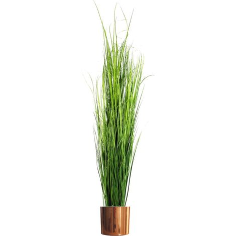 130cm Artificial Onion Grass Plant with Copper Metal Plater (1/5)