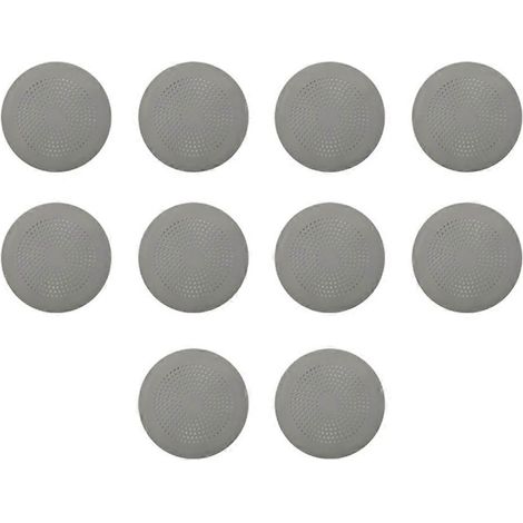 Haarfilter, Abflusssieb für Waschbecken, Abflussstopfen für Badewanne und Dusche, Abwasserfilter, Badaccessoires, grau (1/5)