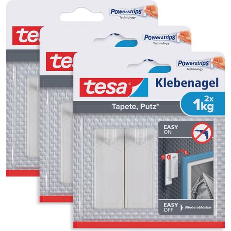 Tesa Clou transparentes Klebepunkte zur dekorativen Befestigung