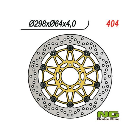 Disco de freno delantero flotante de 298 mm para Yamaha TDM850 '91-'01 NG